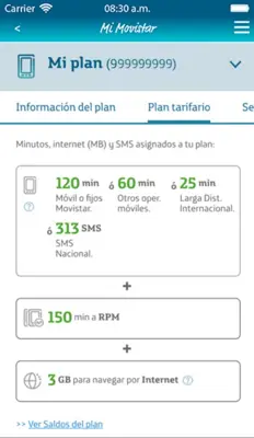 Mi Movistar Perú android App screenshot 2