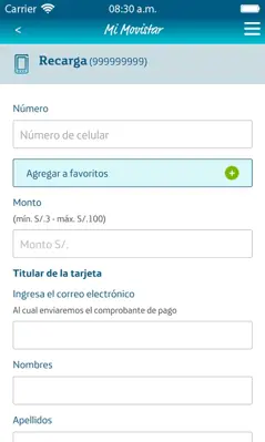 Mi Movistar Perú android App screenshot 4